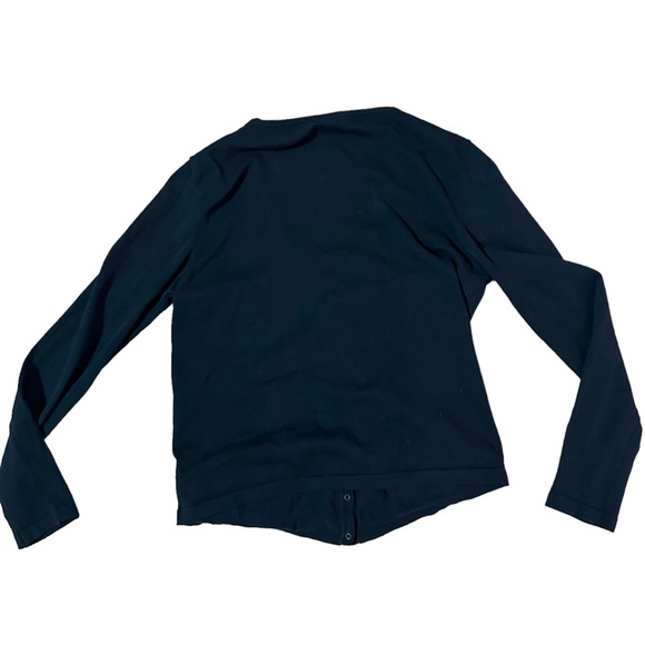 Blumarine Black Floral Cardigan Size P - Picture 4 of 7